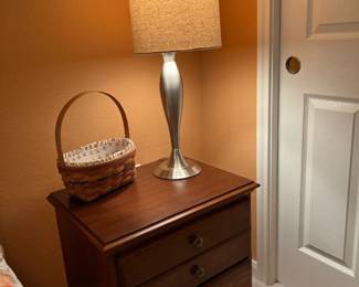 Night stand matches chest