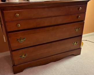 chest, mirror and nightstand