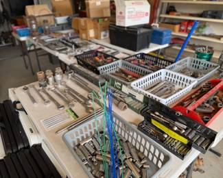 Sockets, more wrenches...