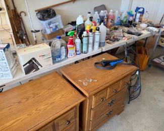 Side tables, chemicals--seems like we have a lot of chemicals...there are...