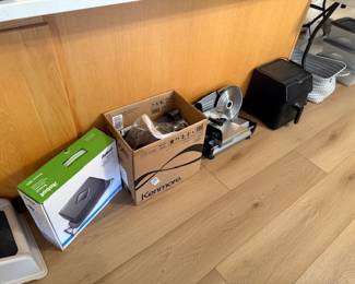 Robot Sweeping system, meat slicer, air fryer, step stool for dogs