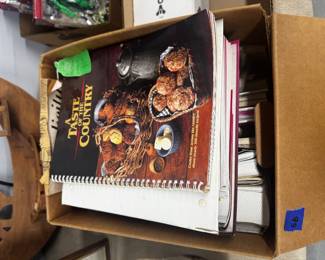 Box of Cookbooks 