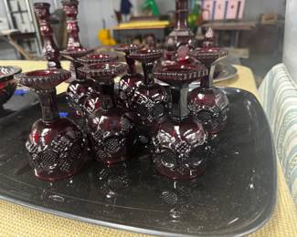 Avon Cape Cod Ruby Red Collection