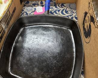 Square Cast Iron Skillet