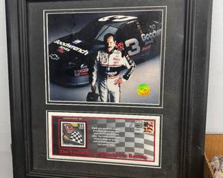Framed Dale Earnhardt 
