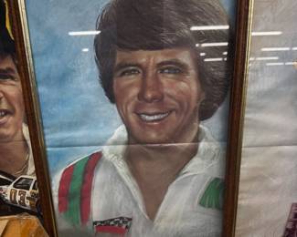 NASCAR Framed Portrait of Darrell Waltrip