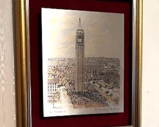 Reed and Barton damascene etching of UC Berkely Statium.