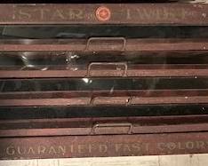 Vintage Star Twist thread display/cabinet.