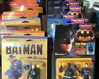 1989 Toy Biz Batman Bob the Goon action figure and 1990 Kenner Batman "The Dark Knight"  Bruce Wayne "Quick Change" action figure.