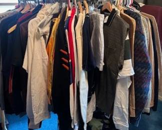Large collection of Men's vintage clothing.