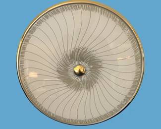 1950s UFO-style light figure, 16"