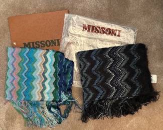 Vintage Missoni ZigZag print Scarves