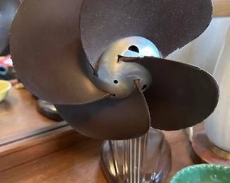 Samson Safe-Flex electric table fan.