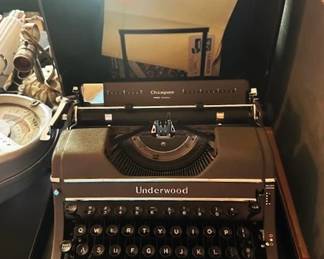 Vintage "Underwood" typewriter.