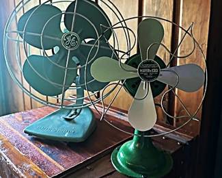 Vintage GE and Handy Breeze fans.