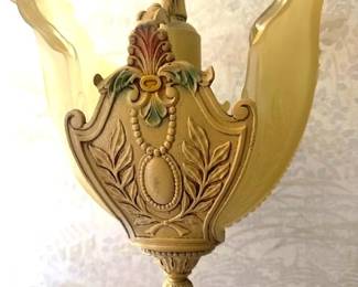 Art Deco Slip Shade Light Fixture.