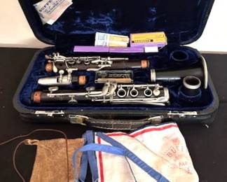 Vintage Buffet Crampon Clarinet with hard case