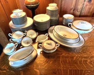 Royal Copenhagen "Golden Clover" China Set.