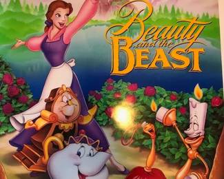 1991 Walt Disney "Beauty and the Beast poster.