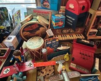 Many Vintage Toys