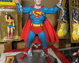 1996 hallmark Golden Age Collection Superman "Man of Steel" statue.
