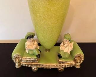 Vintage Asian Figural TV  lamp.