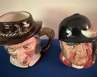 Vintage Royal Doulton Large Toby Jugs.