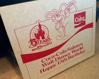 Happy 15th Birthday Coca-Cola Salutes Walt Disney World 16 pin set.
