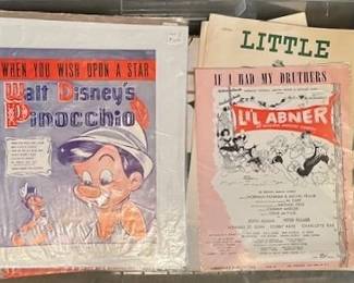 Large collection of Music Books and Sheet Music.