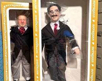 1983 Effanbee Legend Series: Groucho Marx and W.C. Fields dolls.