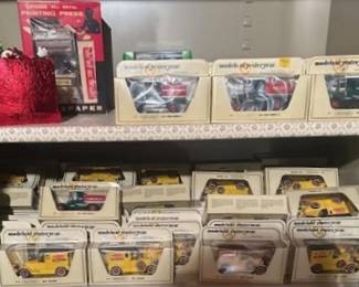 Matchbox models of Yesteryear die-cast vehicles.