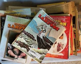 1970s, 1980s National Lampoon magazines.