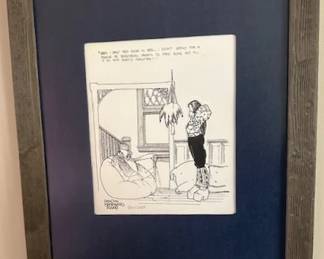 VVintage Sketch by Richard GuinDon (Minneapolis Tribune), hand signed.