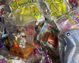 Large Collection of McDonalds, Burger King and Taco Bell children's meal box toys.