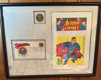 1998 Warner Bros. Studio Stores "Stamping Out Injustice" framed lithograph set.