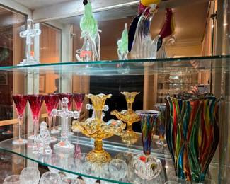 Statement glass pieces