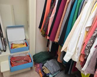 Full full closet of designer and vintage pieces