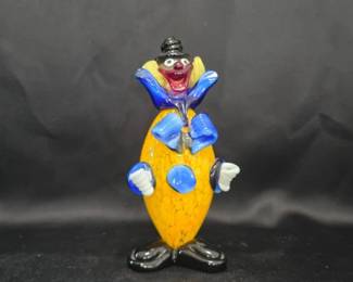 Venetian Murano Hand Blown Glass Clown