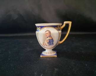 Antique Porcelain Cup - Napoleon Bonaparte