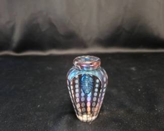 Philabaum Art Glass Perfume Bottle - Reptilian
