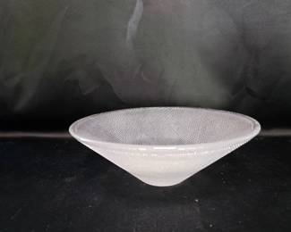 Kosta Boda Bowl Mesh Like Texture Design