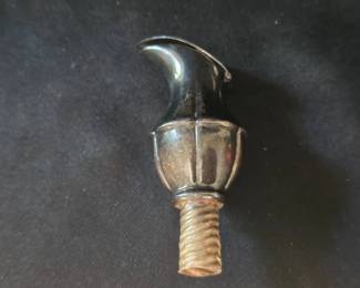 Vintage Silver-Plated Stopper Pourer