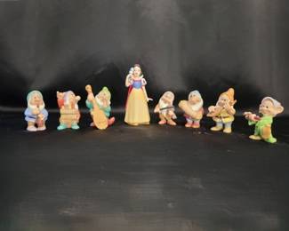 Snow White and Seven Dwarfs Figurines - Set 8