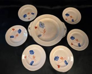 Royal Rose Ware Serving Set - Floral 7-Piece