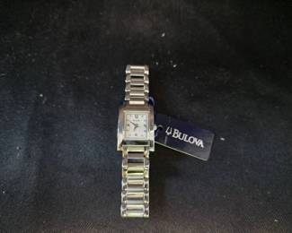 Bulova Quartz A1 Watch - Silver-Tone Bracelet