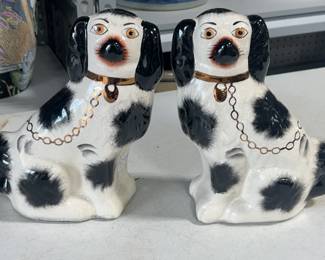 Pair of Staffordshire Kent Dogs