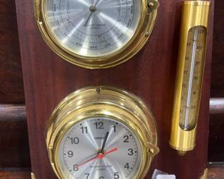 Sundo Marine Clock Barometer Thermometer