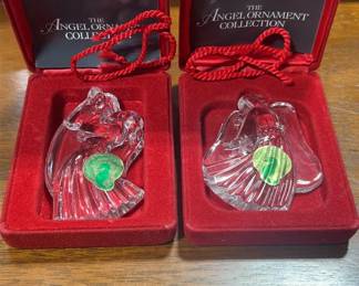 Waterford Crystal Angel Ornaments