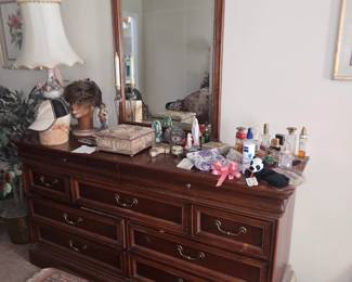 Dresser with mirror