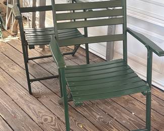 Vintage Telescope Folding Chairs 5 Available 